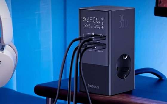 Stazione di ricarica 7-in-1: Baseus GaN5 in DOPPIO SCONTO