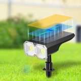 Luci solari LED da giardino in doppio sconto: 40%+40%