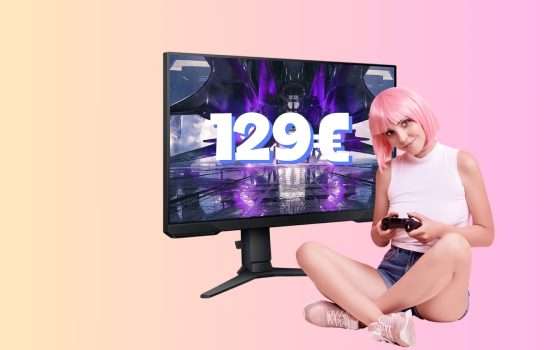 Monitor Gaming Samsung Odyssey G3 in OFFERTA a soli 129€