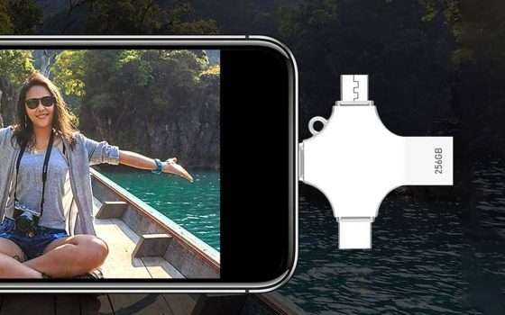 Lo SCONTO sulla pendrive 4-in-1 da 256 o 512 GB