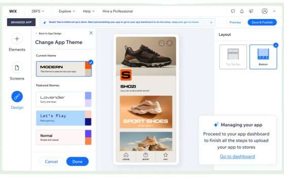 Wix lancia strumento AI per generare app iOS e Android