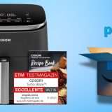 Friggitrice aria COSORI da 6L con ricettario e funzioni AVANZATE