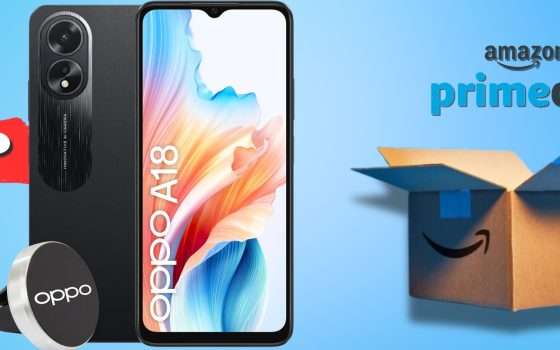 OPPO A18 sotto i 100€ è lo smartphone da ACQUISTARE al Prime Day 2024