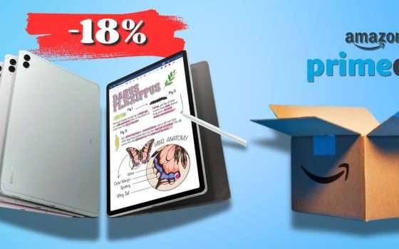 Samsung Galaxy Tab S9 FE in 5 rate Amazon a prezzo SPECIALE (-18%)