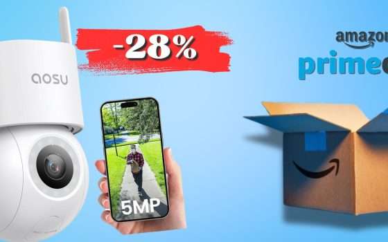 Telecamera Wi-Fi: completa e facile da installare (-28%)