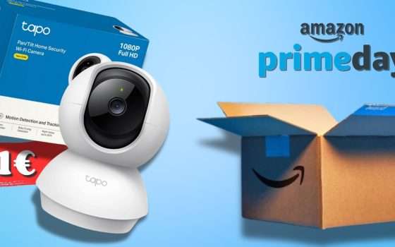 Il Prime Day 2024 è SICURO con questa telecamera WiFi a 360° in promo