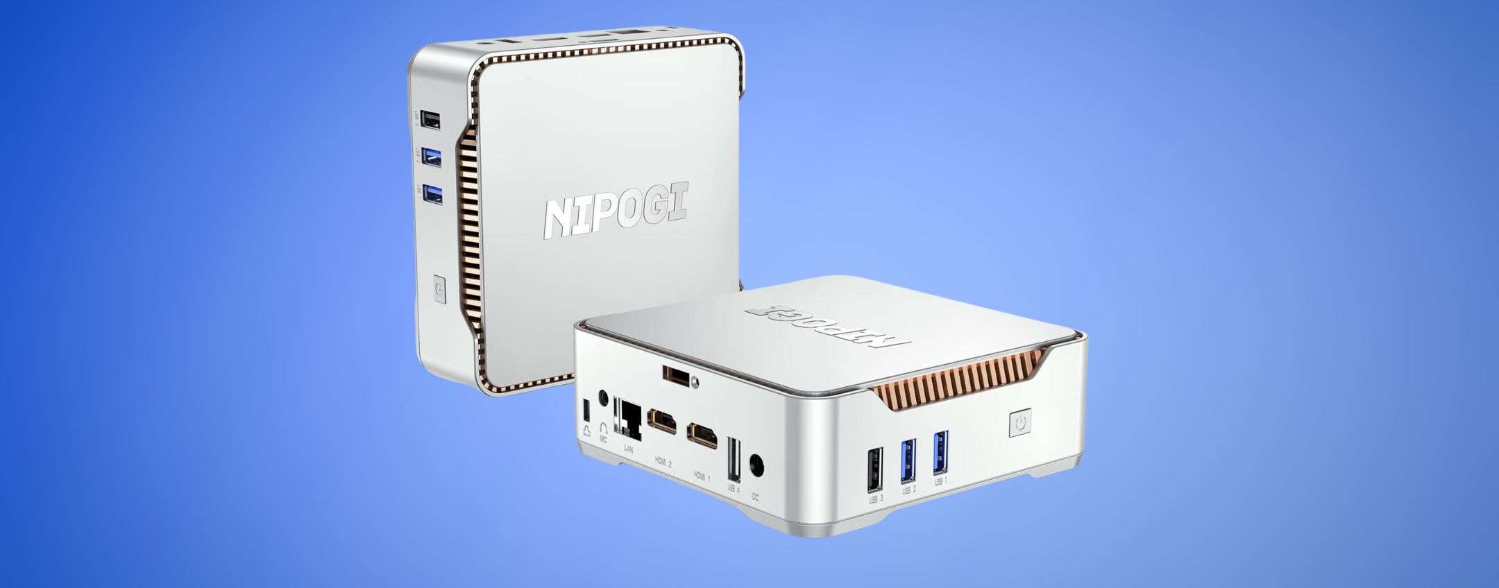 Mini PC (Intel, 16GB, SSD 1TB) in forte sconto Amazon con coupon (-50€)