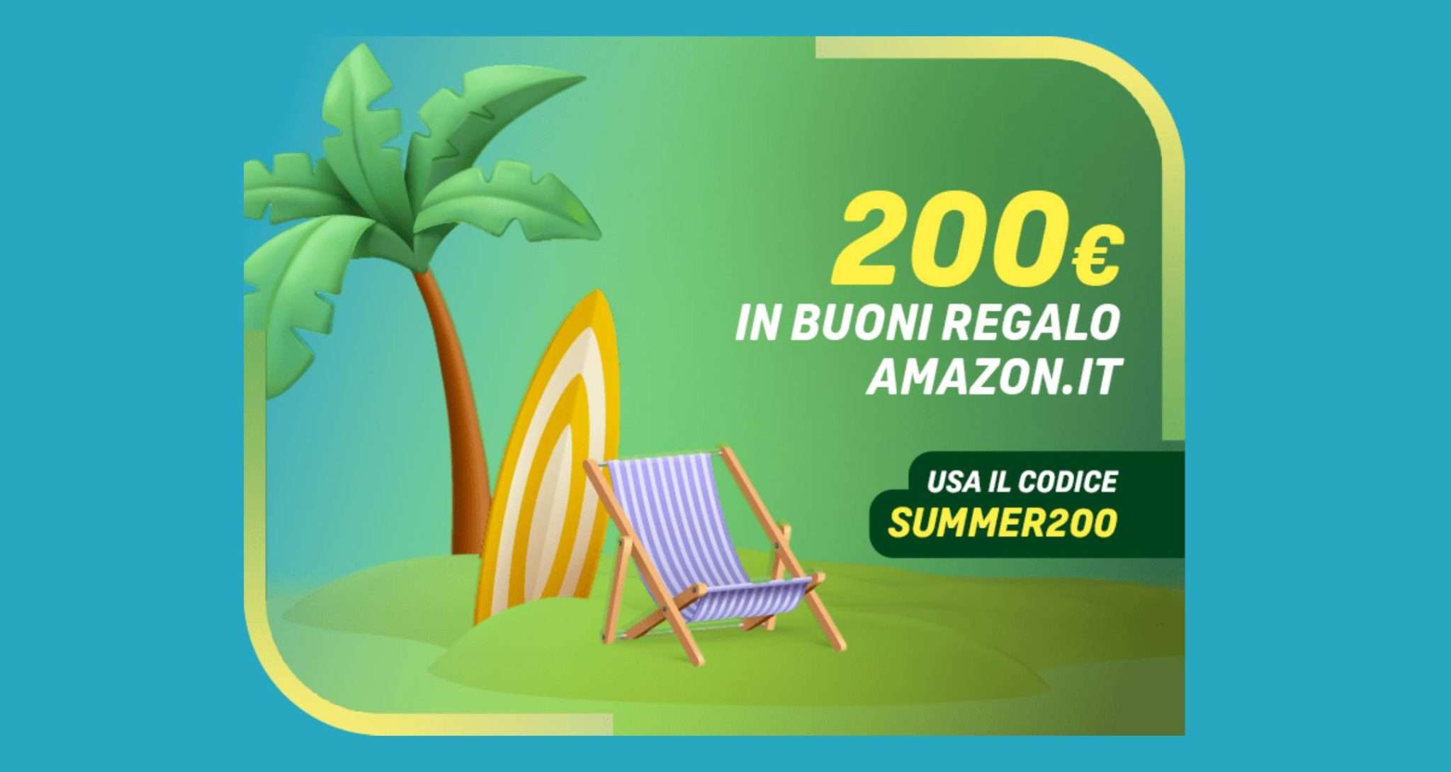 Credem Link ottieni 200€ in buoni Amazon in regalo con questo codice