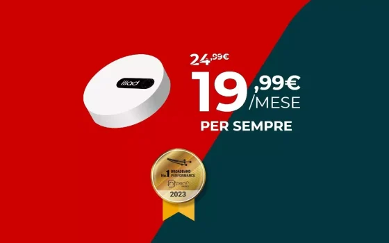Nuovo router Iliad con WiFi 7 per i nuovi clienti fibra