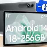 Tablet con Android 14, 18/256GB  e potenza SUPREMA: un gioiello (-60%)