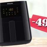 Philips Airfryer cestello 4L per cucinare con un TAP: prezzo DIMEZZATO