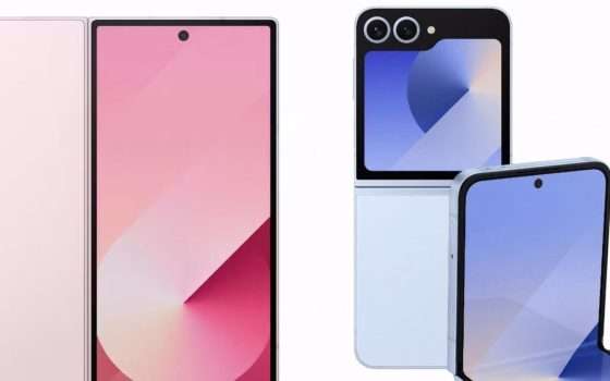 Samsung Galaxy Z Fold6 e Z Flip6: specifiche complete