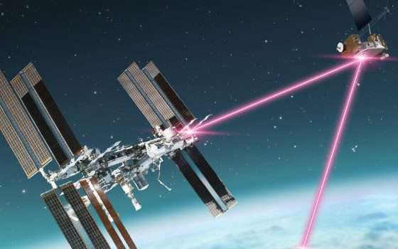 Streaming video 4K tra aereo e ISS nello spazio