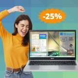 Notebook Acer Aspire 3: sconto EPICO di 150 euro su Amazon