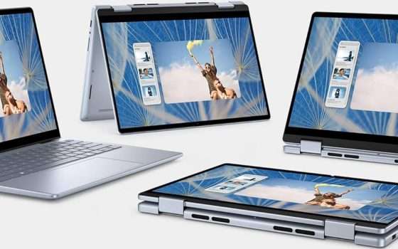 Dell, laptop touchscreen con Intel Core 7: minimo storico Amazon