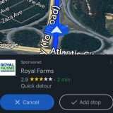 Google Maps testa annunci pop-up durante la guida