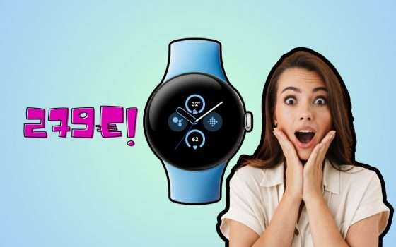Google Pixel Watch 2: FOLLIA PURA a 279€ per il Prime Day