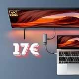Hub USB-C 7 in 1 Baseus a soli 17€ su Amazon