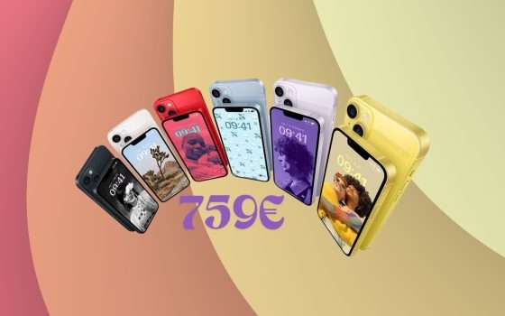 iPhone 14 256GB: PAZZO Prime Day, solo 759€