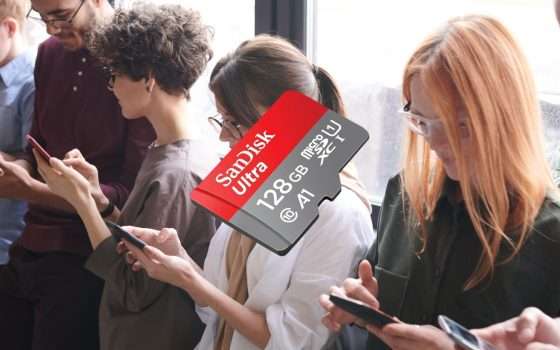 MicroSD 128GB SanDisk quasi a metà prezzo per il Prime Day