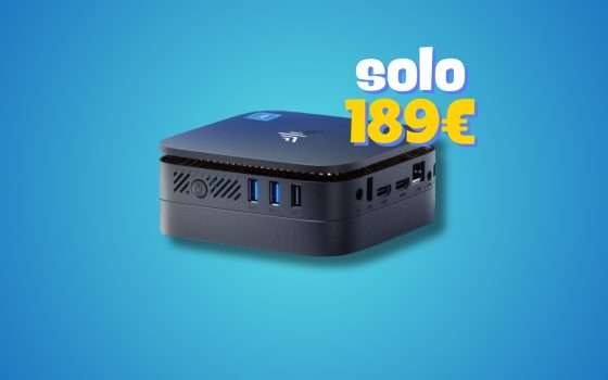 Mini PC NiPoGi 16GB + 512GB a soli 189€ è un AFFARE
