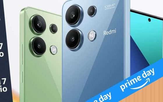 Prime Day: Xiaomi Redmi Note 13 al MINIMO STORICO