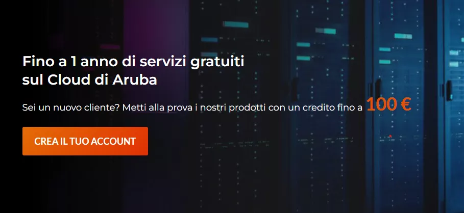 server in cloud aruba