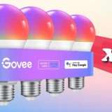 Lampadine Govee, pacco da 4pz per illuminazione SMART Google e Alexa