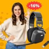 Cuffie CORSAIR HS80 MAX: sconto a tempo LIMITATISSIMO (-16%)