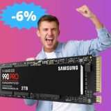 SSD Samsung 990 PRO da 2TB: qualità e prestazioni in SCONTO