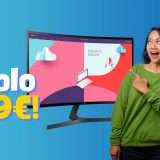 SPETTACOLARE Monitor Samsung Curvo 24