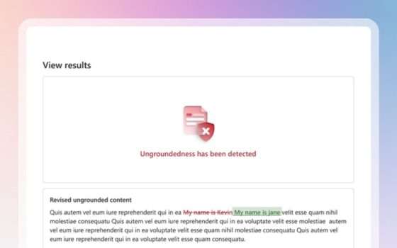 Microsoft: nuovo strumento per correggere le allucinazioni dell'AI