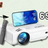 Mini proiettore WiFi + Bluetooth Full HD: modello 2024 a meno di 70€