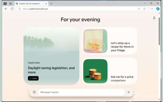 Microsoft Copilot: nuova interfaccia più semplice e moderna