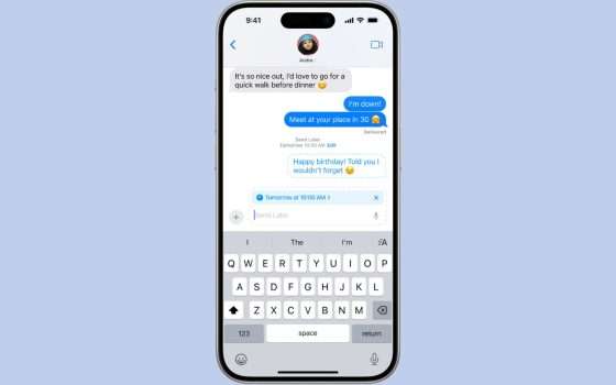 Come programmare l'invio dei messaggi su iOS 18