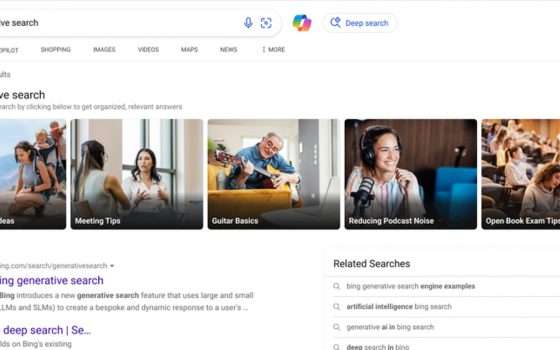 Microsoft porta la ricerca generativa in Bing