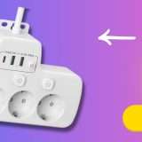 Ciabatta multipresa 7 in 1: occupa zero spazio e con 3 prese USB (25€)