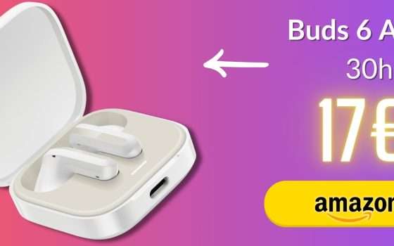 Xiaomi Redmi Buds 6 Active: qualità al TOP e libertà dai fili con 17€