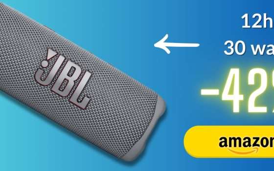 Crollo il prezzo per JBL Flip 6, la musica è potente a prezzo stroncato
