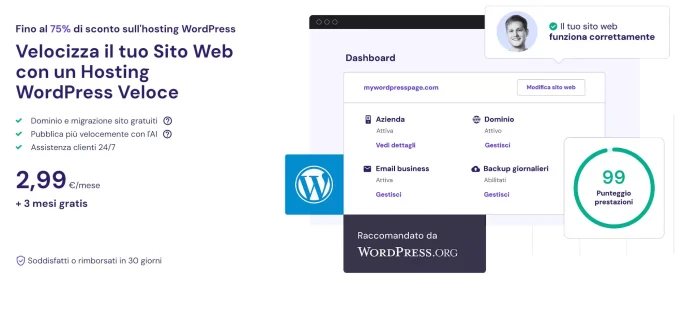 hosting wordpress