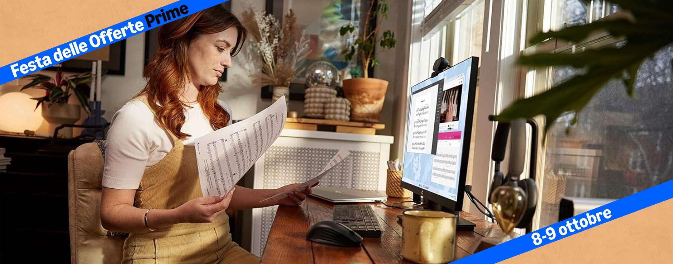 HP V27ie, monitor FHD da 27 pollici a 99€ su Amazon (-47%)