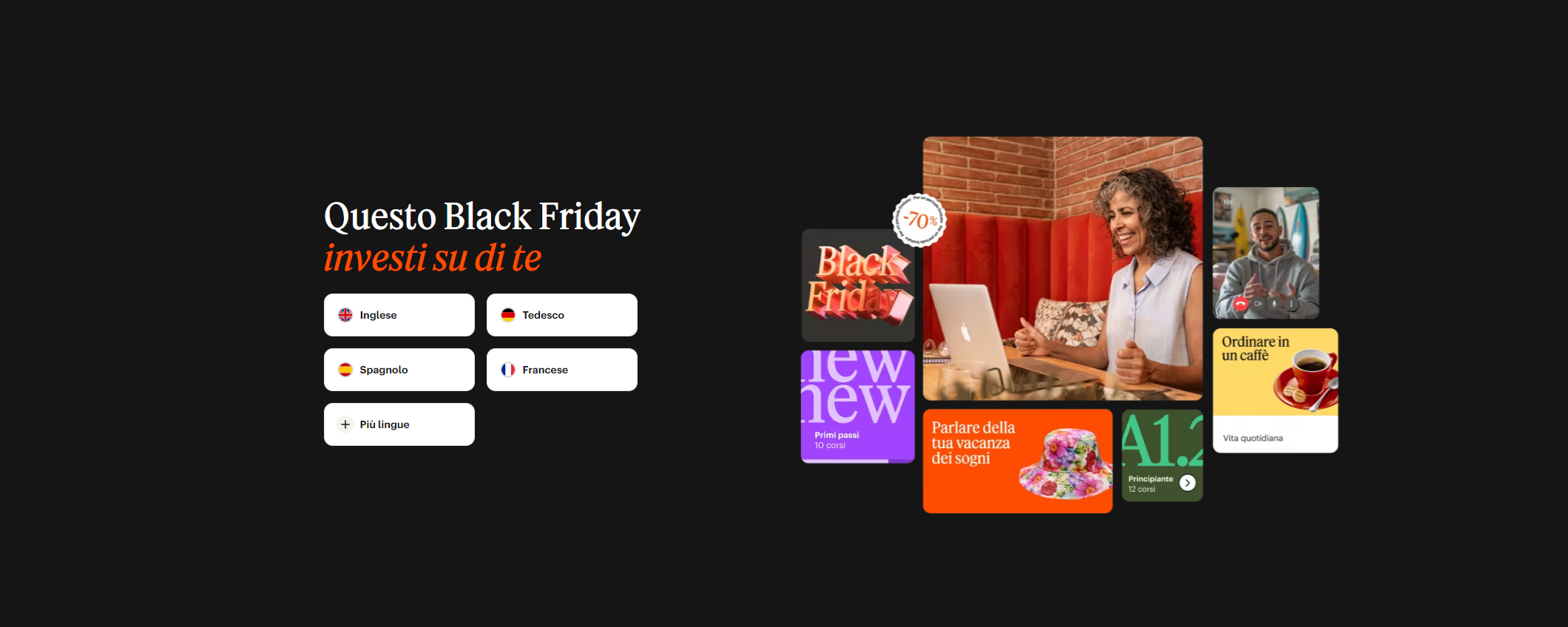 Black Friday 2024: risparmia sui corsi di lingua online con le offerte di Babbel