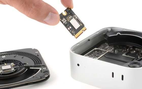 Apple Mac mini (2024): SSD aggiornabile
