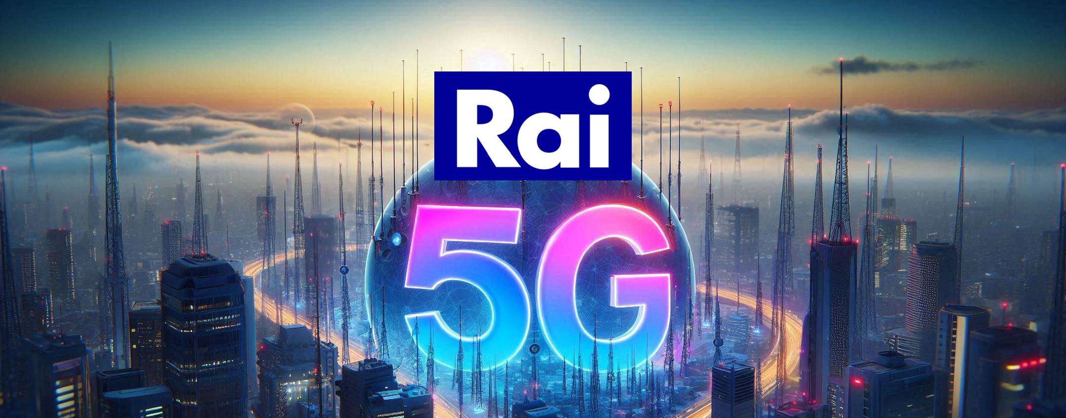 RAI avvia sperimentazione 5G Broadcast in due città