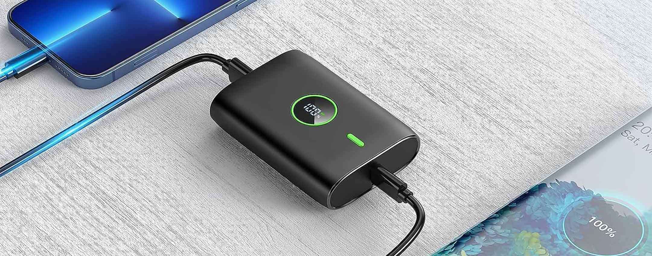 Mini powerbank da 10000 mAh a SOLI 12€ (è un’offerta a tempo)