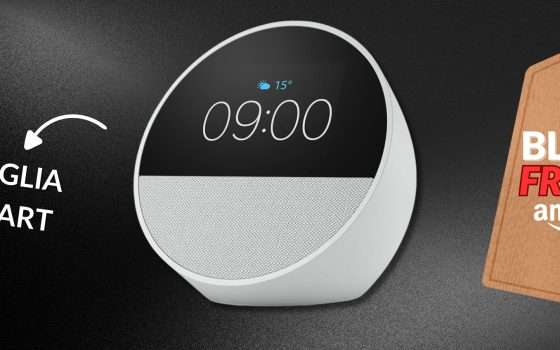 NUOVO Echo Spot per un comodino che diventa smart, sconto Black Friday