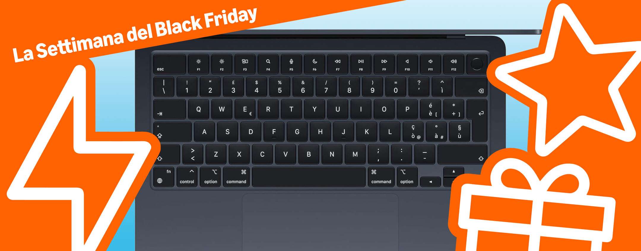 Black Friday: -258€ sul MacBook Air con Apple M3 (MUST HAVE)