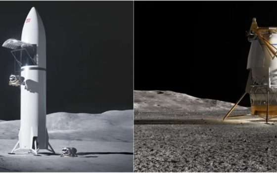 NASA, SpaceX e Blue Origin trasporteranno carichi sulla Luna
