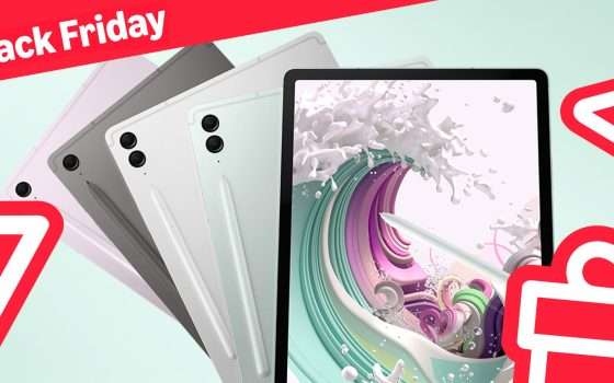 Black Friday: tablet Samsung Galaxy Tab S9 FE con S Pen a -200€