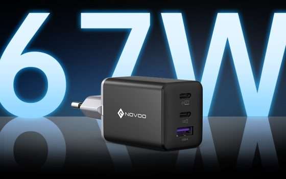 Caricatore USB-C 67 W+2 cavi: must have a 13€ (doppio sconto)